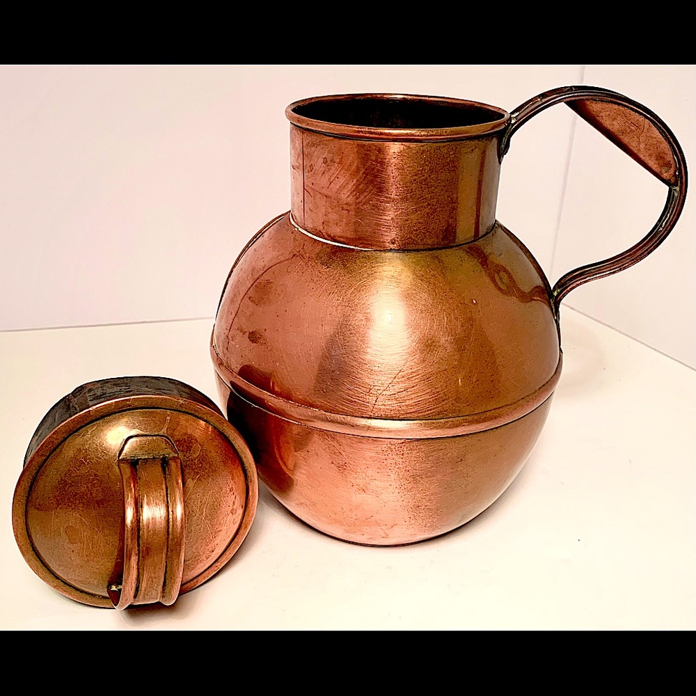 Rare 1895 Channel Island Copper Milk Can